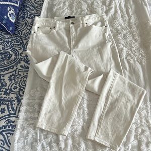JCrew Mercantile Highest rise white denim. Size 31